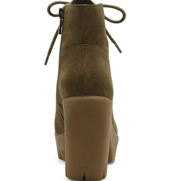 NWT! Jessica Simpson Mistah Platform Ankle Bootie in Olive Green -Multiple Sizes - Picture 3 of 8